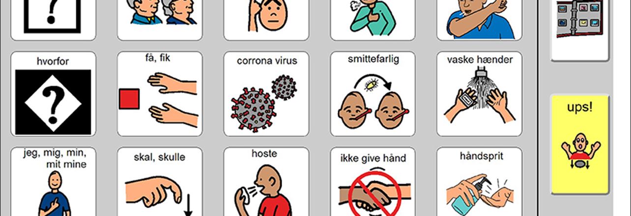 Alternativ og supplerende kommunikation om coronavirus